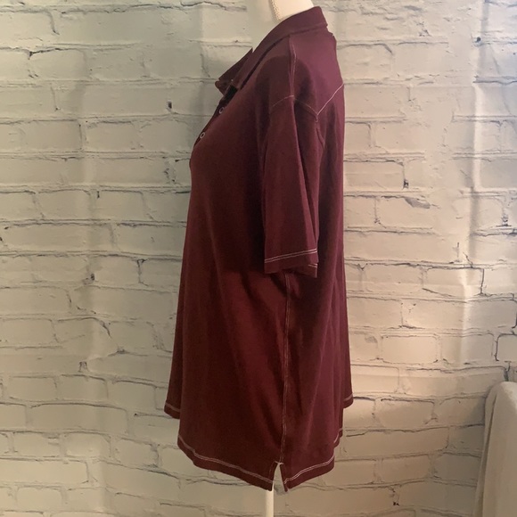 Beautiful Wallin & Bros maroon Polo Shirt, Size XL - Picture 2 of 8